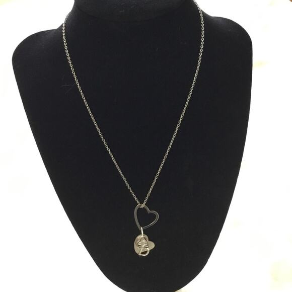 Sterling Silver Multi-Hearts Necklace - Picture 2 of 6